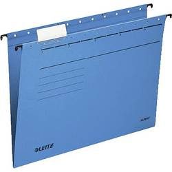 Leitz ALPHA Hängemappen 1985 A4 V-Base 15 mm 275 g/m² Blau 100% Recycelter Pendarec-Karton 5 Stück