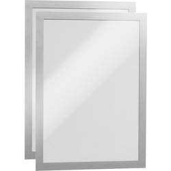 DURABLE Sichtfenster Duraframe 4872/23 silber, selbstklebend 2 Stk.