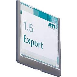 DURABLE T&uuml;rschild Click Sign 486237 graphit,Kunststoff 149x148.5mm