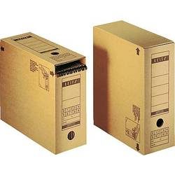 Leitz Premium Archivschachtel 6086 Mit Klappdeckel 1100 Blatt A4 oder 15 Hängeregistraturen Naturbraun Karton 12 x 27 x 32,5 cm