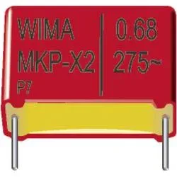 Wima MKP1J023303G00KSSD 1 St. MKP-Folienkondensator 0.033 µF 630 V/DC 10 % 10 mm (L x B x H) 13 x 6 x 12 mm Bulk