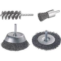 Wolfcraft 2133000 Bürsten-Set 4tlg. Stahldraht 1 St.