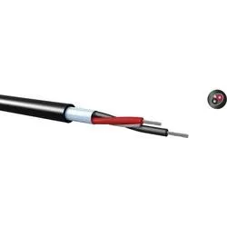 Kabeltronik 790202209 Schaltdraht LiYv0(StLi)Y 2 x 0.22 mm² + 2 x 0.22 mm² Schwarz Meterware