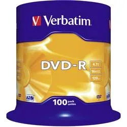 Verbatim -  DVD-R 4.7 GB 16x 100er Spindel