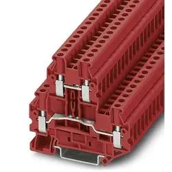 Phoenix Contact 3046786 Durchgangsreihenklemme 6.2 mm Schrauben Rot 50 St.