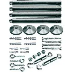Paulmann Light&Easy 17834 Niedervolt-Seilsystem-Komponente Spann-Montageset Chrom