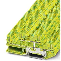 Phoenix Contact 3213881 Doppelstock-Schutzleiterklemme 3.5 mm Schnellanschluss Grün, Gelb 50 St.