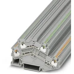 Phoenix Contact 3214666 Doppelstockklemme 3.5 mm Schnellanschluss Grün, Orange 50 St.