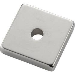 Permanent-Magnet Rechteckig (L x B x H) 20 x 19 x 4 mm N35M 1.21 T (max) Grenztemperatur (max.): 100 °C