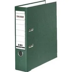 Falken Color Ordner DIN A4 80 mm Grün 2 Ringe PP-Color Pappkarton