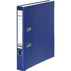 Falken Color Ordner DIN A4 50 mm Blau 2 Ringe PP-Color Pappkarton