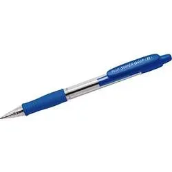 Pilot Super Grip Kugelschreiber Blau Mittel 0.3 mm Nachfüllbar