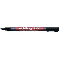 edding 370 Rundspitze Permanentmarker Fein Rundspitze 1 mm Schwarz Nachfüllbar