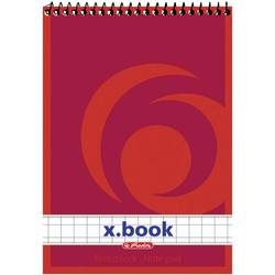 Herlitz Notizblock 00110734 Weiß DIN A7 kariert Anzahl der Blätter: 50