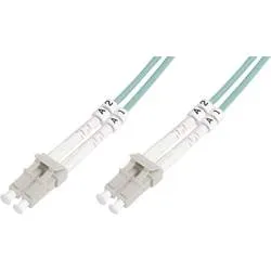 Digitus DK-2533-10/3 Glasfaser LWL Anschlusskabel 10.00 m Türkis [1x LC-Stecker - 1x LC-Stecker] 50/125 µ Multimode OM3