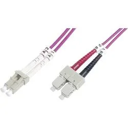 Digitus LWL Patchkabel, Duplex, LC > SC Stecker, Multimode OM4