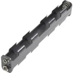 Goobay 12475 Batteriehalter 6x Mignon (AA) Druckknopfanschluss (L x B x H) 158 x 25.8 x 16.8 mm