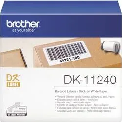 Brother - Rollenetiketten, 102 x 51 mm, permanent, Weiss, One Size