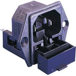 Bulgin PF0030/28 Kaltgeräte-Steckverbinder PF Stecker, Einbau vertikal Gesamtpolzahl: 2 + PE 10 A Schwarz 1 St.