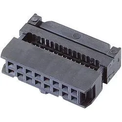 BKL Electronic 10120112 Pfosten-Steckverbinder mit Zugentlastung Rastermaß: 2.54 mm Polzahl Gesamt: 14 Anzahl Reihen: 2