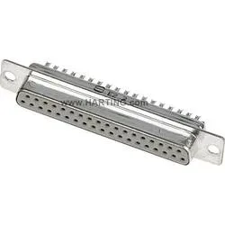HARTING 09670254715 D-SUB Buchsenleiste 180 ° Polzahl: 25 Lötkelch 1 St.