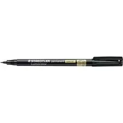 STAEDTLER Permanente Folienstift Lumocolor Rundspitze Schwarz 10 Stück
