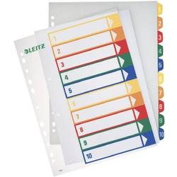 LEITZ Register PC-beschriftbar A4 12930000 1-10 mehrfarbig