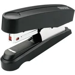 Novus Professional Flachheftgerät B 10FC Professional Halber Streifen 20 Blatt Schwarz Nr. 10 Kunststoff, Metall