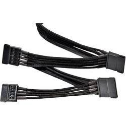 BeQuiet Strom Anschlusskabel [4x SATA-Strom-Stecker 15pol. - 1x bequiet! Stromanschluss modular] 0.90 m Schwarz