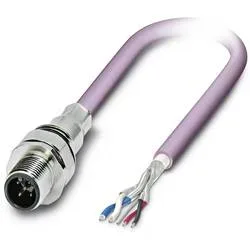 Phoenix Contact 1525623 Sensor-/Aktor-Einbausteckverbinder M12 Stecker, Einbau 0.50 m Polzahl Sensoren: 5 1 St.