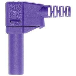 Stäubli SLS425-SW Sicherheits-Lamellenstecker Stecker, gewinkelt Stift-Ø: 4 mm Violett 1 St. Piece
