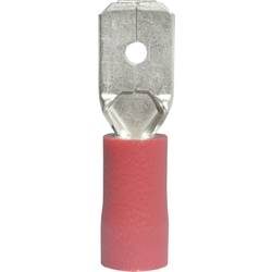 Vogt Verbindungstechnik 3910S-1 Flachstecker Steckbreite: 6.3 mm Steckdicke: 0.8 mm 180 ° Teilisoliert Rot 1 St.