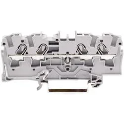 WAGO 2004-1401 Durchgangsklemme 6.20 mm Zugfeder Belegung: L Grau 1 St.