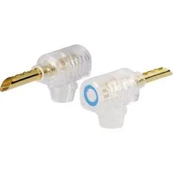 BKL Electronic 0106002 Bananenstecker Stecker, gewinkelt Stift-Ø: 4 mm Rot 1 St.