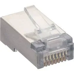 Lumberg P 129 S Modularstecker P 129 S Stecker, gerade Polzahl Sensoren 8P8C Transparent 1 St.
