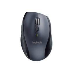 Logitech Marathon M705 - Maus - ergonomisch - Für Rechtshänder - Laser - 7 Tasten - kabellos - 2.4 GHz - kabelloser