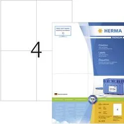 HERMA - 105 x 148 mm Papier 400 St, One Size, Weiss