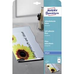 AVERY ZWECKFORM Ink-Jet Folien A4 2500Z 0,17mm,selbstklebend 10 Blatt