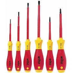 VDE Schraubendreher-Set 6teilig Wiha SoftFinish Schlitz, Kreuzschlitz Pozidriv