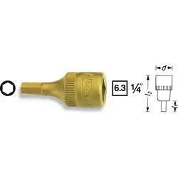 Steckschlüsseleinsatz 8501 1/4 Zoll Innen-6-kant SW 2,5mm L.28mm HAZET