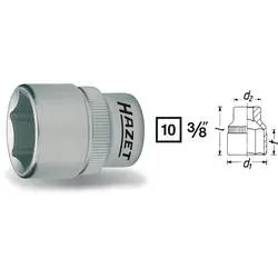 Hazet 880 880-21 Außen-Sechskant Steckschlüsseleinsatz 21 mm 3/8 (10 mm)