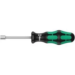 Wera 395 Werkstatt Steckschlüssel-Schraubendreher Schlüsselweite (metrisch): 13 mm Klingenlänge: 80 mm