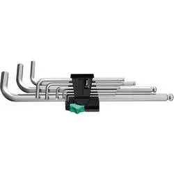 Wera 950 PKL/9 SM N Innen-Sechskant Winkelschraubendreher-Set 1.5 mm, 2 mm, 2.5 mm, 3 mm, 4 mm, 5 mm, 6 mm, 8 mm, 10 mm