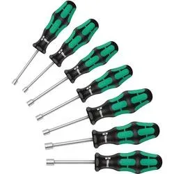 Wera 395 HO/7 SM Werkstatt Schraubendreher-Set 7teilig Außen-Sechskant