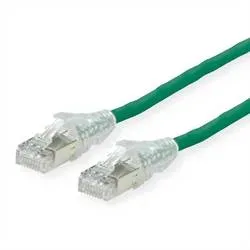 DÄTWYLER Patchkabel Cat.6A (Class EA) S/FTP, CU 7702 flex LSOH, AMP v2, grün, 2 m