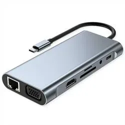 VALUE Docking station Grau