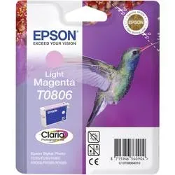 Epson T0806 Original Tintenpatrone C13T08064011 Hell Magenta