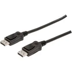Digitus DisplayPort Anschlusskabel DisplayPort Stecker, DisplayPort Stecker 5.00 m Schwarz AK-340100-050-S