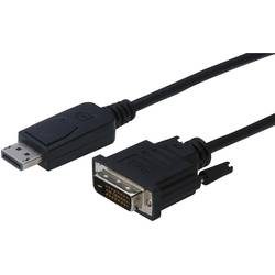 Digitus DisplayPort / DVI Adapterkabel DisplayPort Stecker, DVI-D 24+1pol. Stecker 2.00 m Schwarz AK-340301-020-S