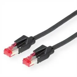DÄTWYLER Patchkabel Cat.6 (Class E) S/FTP, CU 7702 flex LSOH, Hirose TM21, schwarz, 20 m